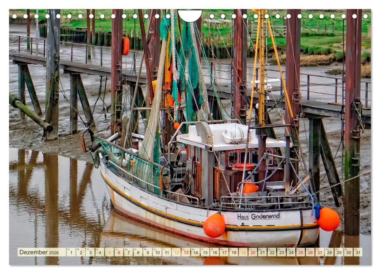 Bild: 9783457866740 | Maritime Augenblicke - Fischkutter (Wandkalender 2026 DIN A4 quer),...