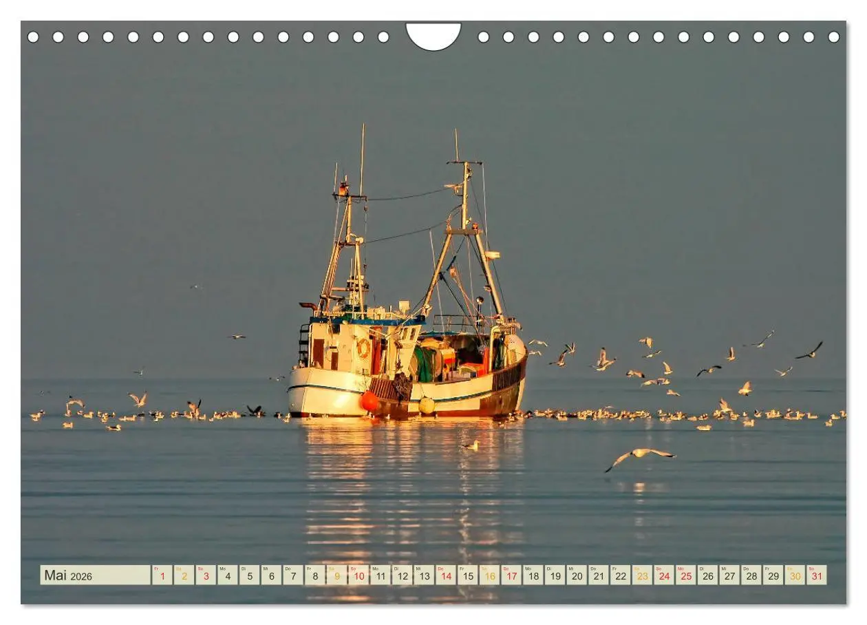 Bild: 9783457866740 | Maritime Augenblicke - Fischkutter (Wandkalender 2026 DIN A4 quer),...