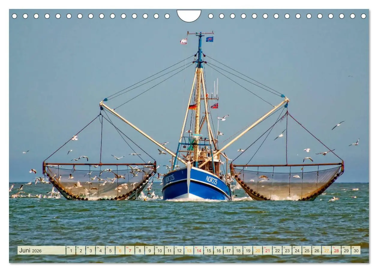 Bild: 9783457866740 | Maritime Augenblicke - Fischkutter (Wandkalender 2026 DIN A4 quer),...