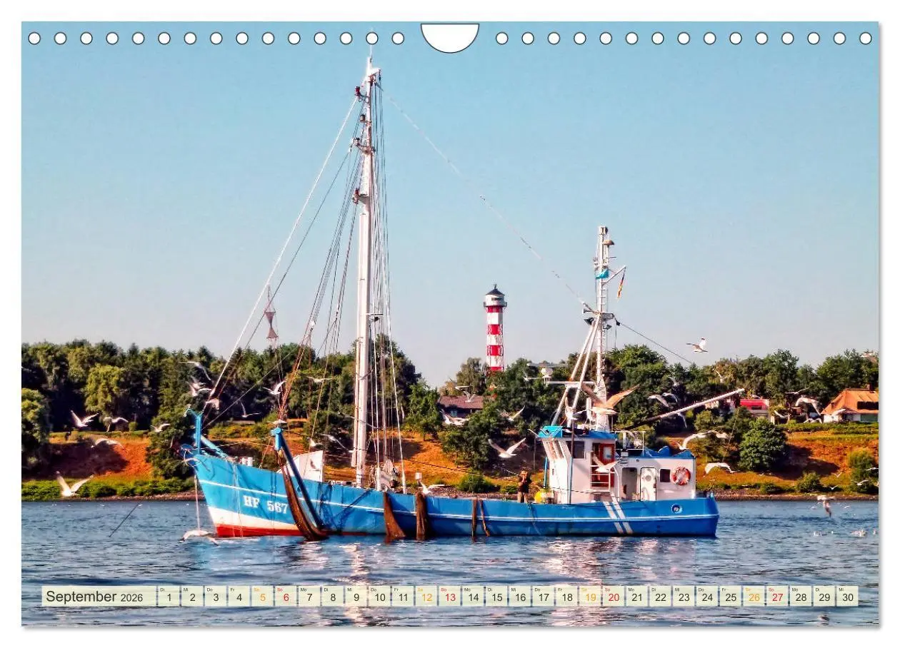 Bild: 9783457866740 | Maritime Augenblicke - Fischkutter (Wandkalender 2026 DIN A4 quer),...