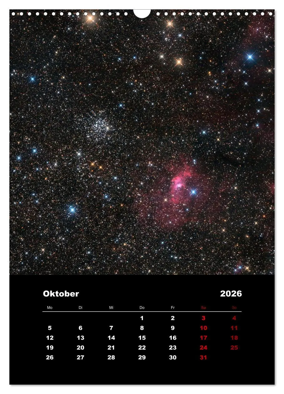 Bild: 9783516406740 | Das Universum (Wandkalender 2026 DIN A3 hoch), CALVENDO Monatskalender