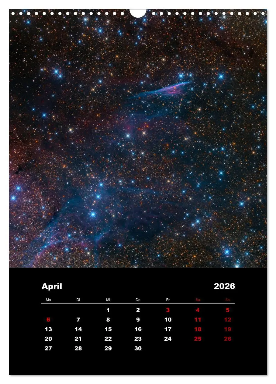 Bild: 9783516406740 | Das Universum (Wandkalender 2026 DIN A3 hoch), CALVENDO Monatskalender