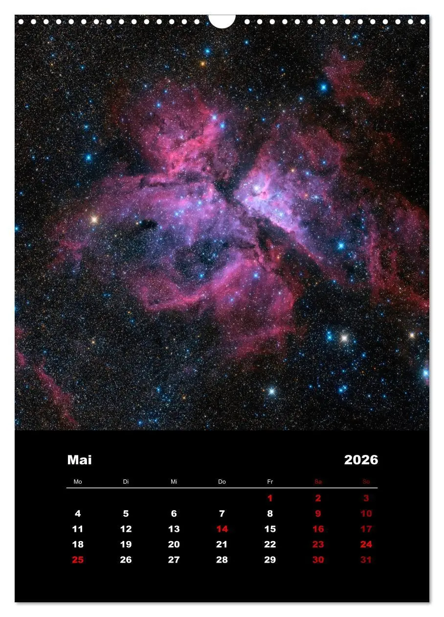 Bild: 9783516406740 | Das Universum (Wandkalender 2026 DIN A3 hoch), CALVENDO Monatskalender