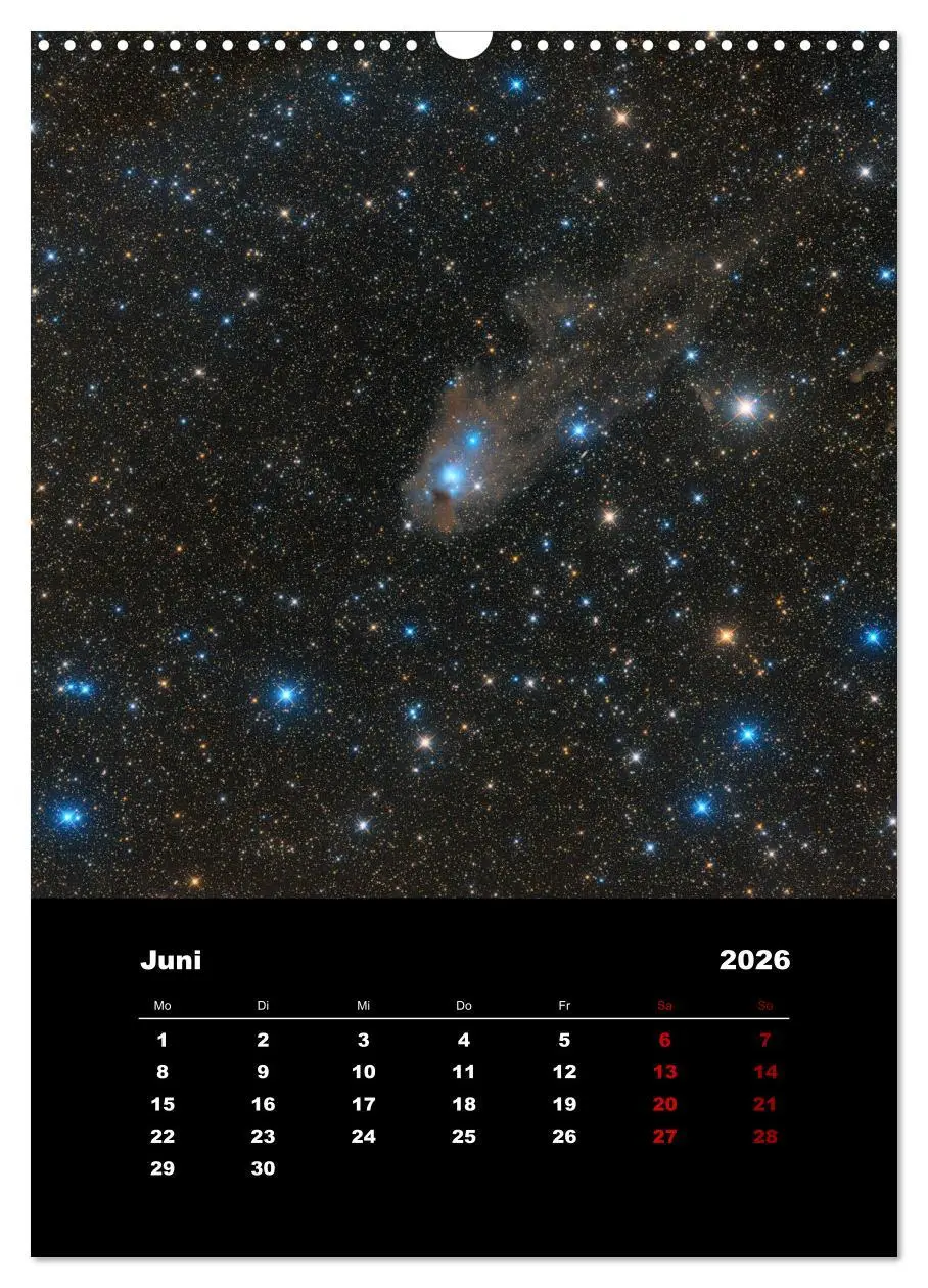 Bild: 9783516406740 | Das Universum (Wandkalender 2026 DIN A3 hoch), CALVENDO Monatskalender