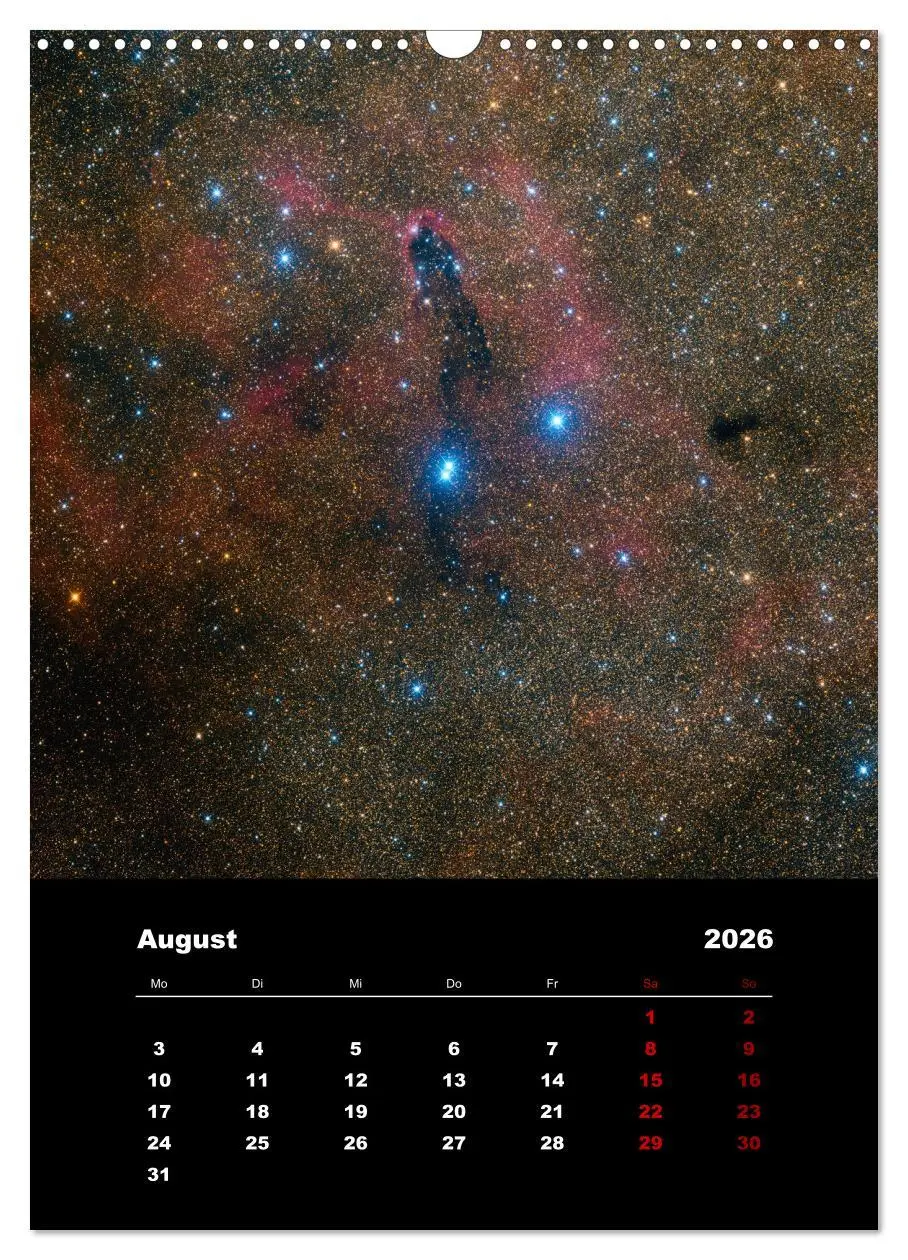 Bild: 9783516406740 | Das Universum (Wandkalender 2026 DIN A3 hoch), CALVENDO Monatskalender