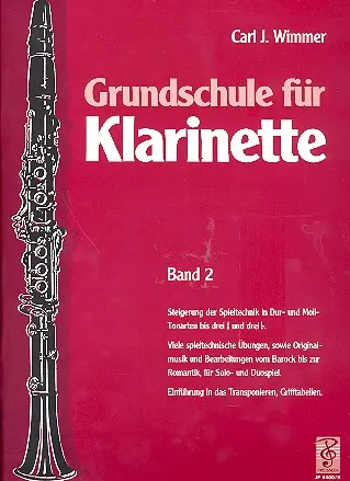 Cover: 9790201496740 | Grundschule für Klarinette Band 2 | Carl J. Wimmer | Buch