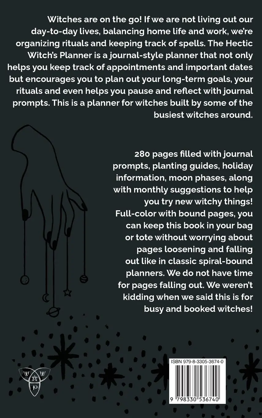 Rückseite: 9798330536740 | The Hectic Witch's Planner | Tonya A Brown (u. a.) | Buch | Englisch