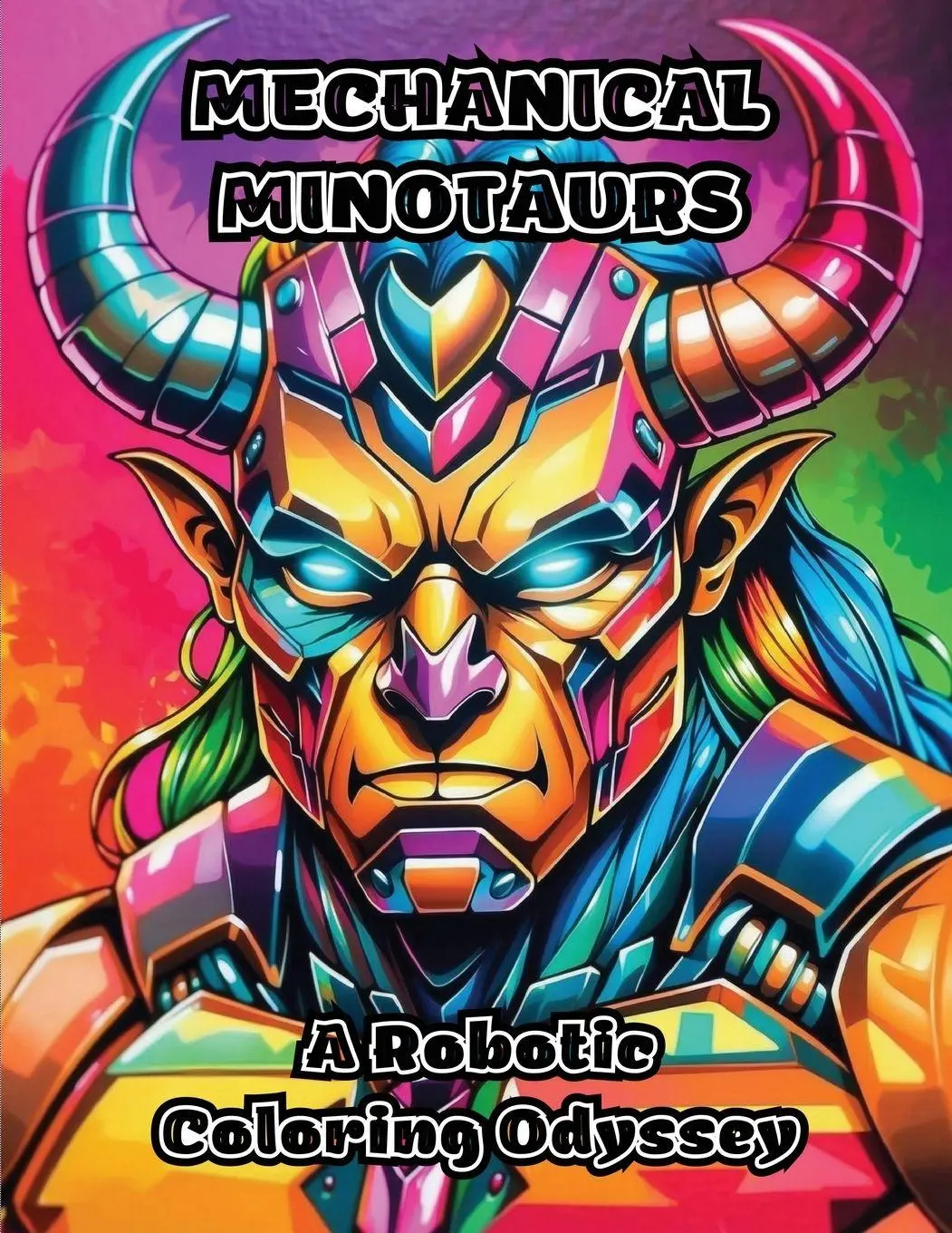 Cover: 9798869056740 | Mechanical Minotaurs | A Robotic Coloring Odyssey | Colorzen | Buch