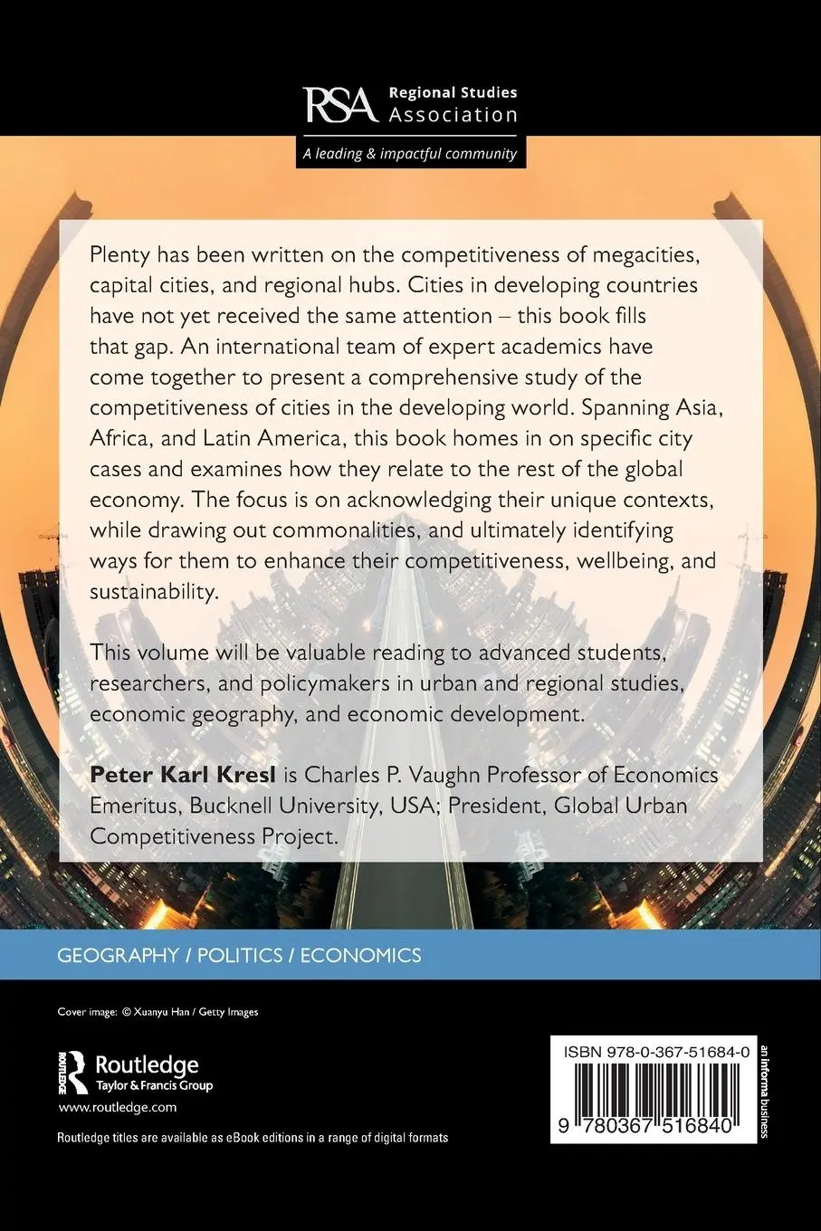 Rückseite: 9780367516840 | Urban Competitiveness in Developing Economies | Peter Karl Kresl