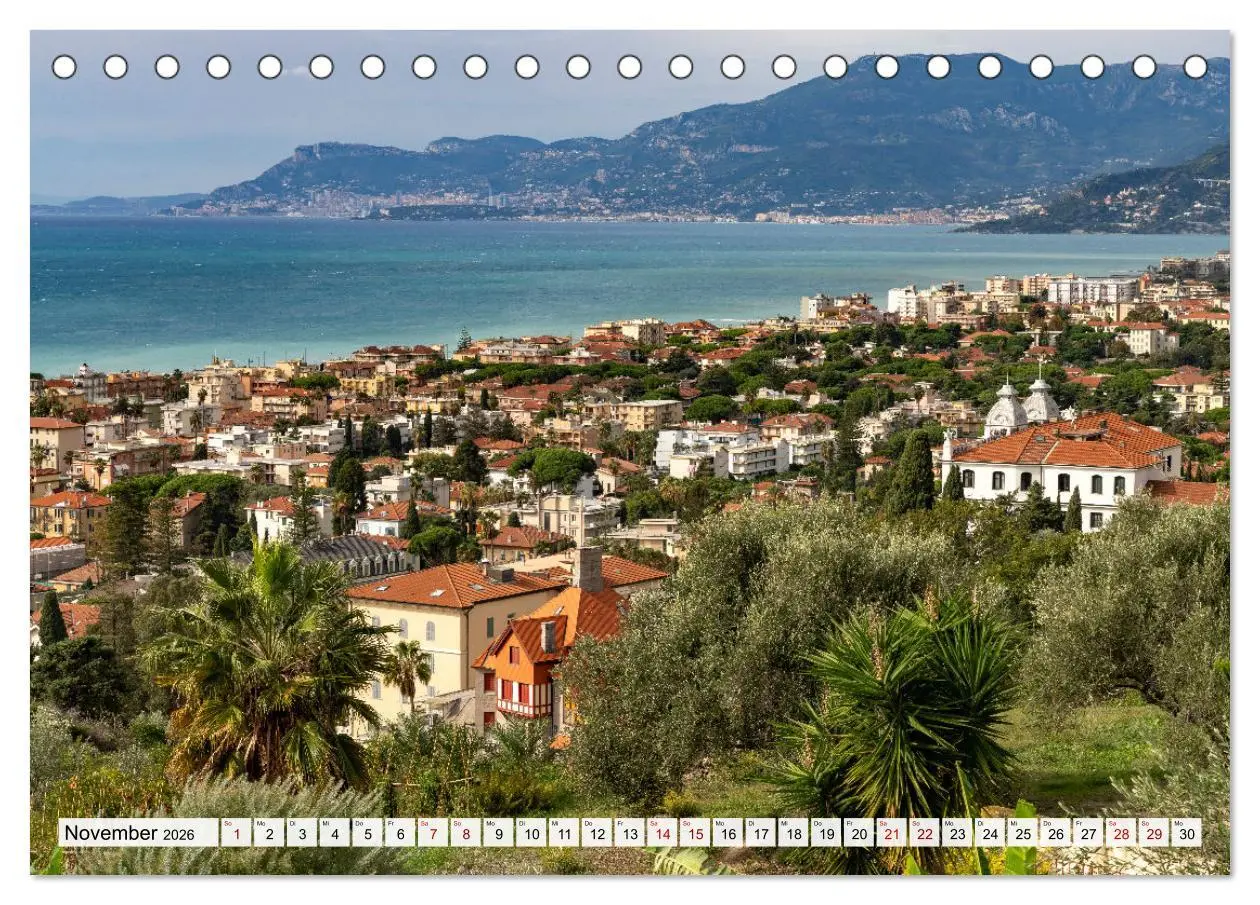 Bild: 9783457476840 | Die Italienische Riviera - Ligurien (Tischkalender 2026 DIN A5...