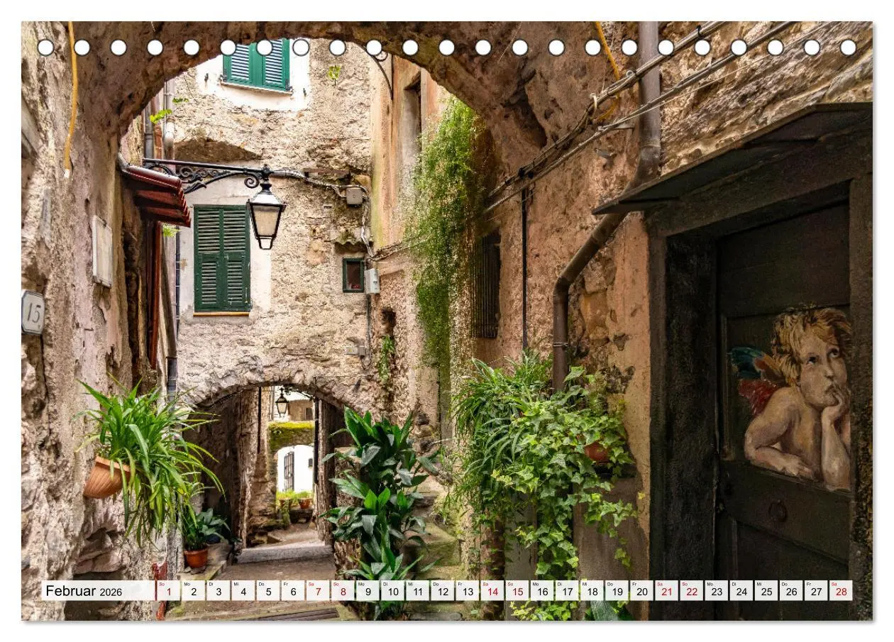 Bild: 9783457476840 | Die Italienische Riviera - Ligurien (Tischkalender 2026 DIN A5...