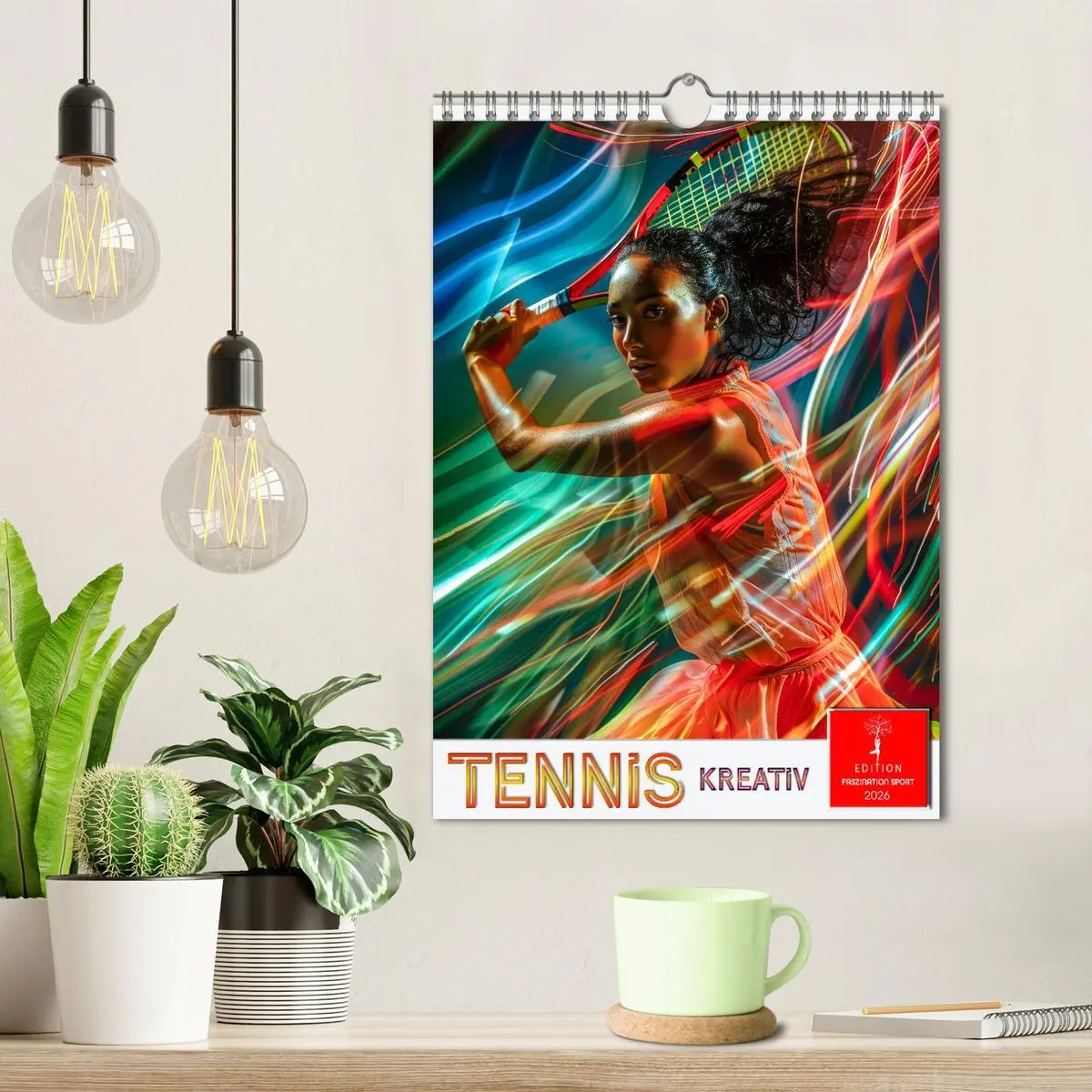Bild: 9783516256840 | Tennis kreativ (Wandkalender 2026 DIN A4 hoch), CALVENDO...
