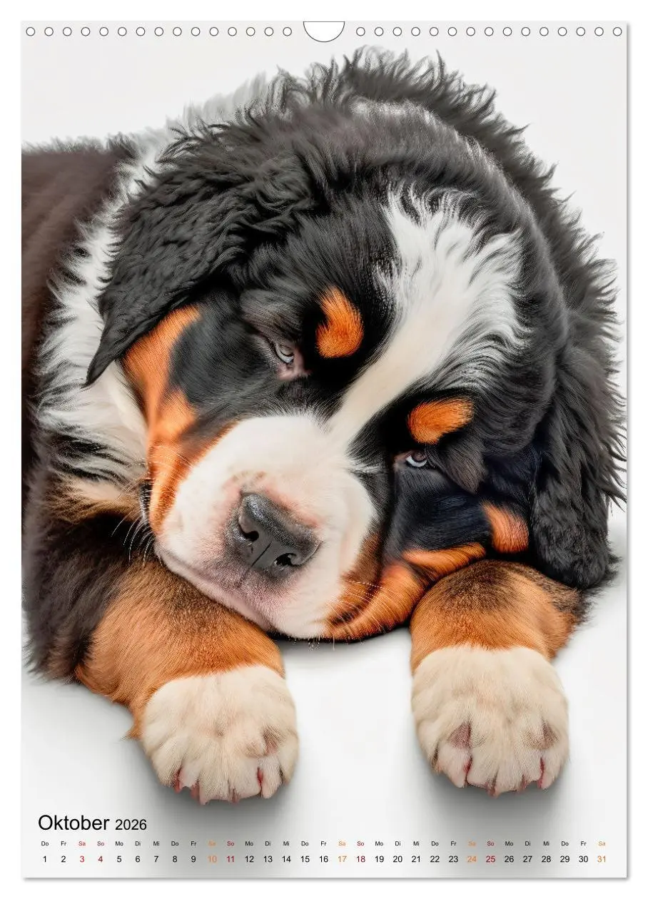 Bild: 9783516326840 | Berner Sennenhund - gutmütig und treu (Wandkalender 2026 DIN A3...