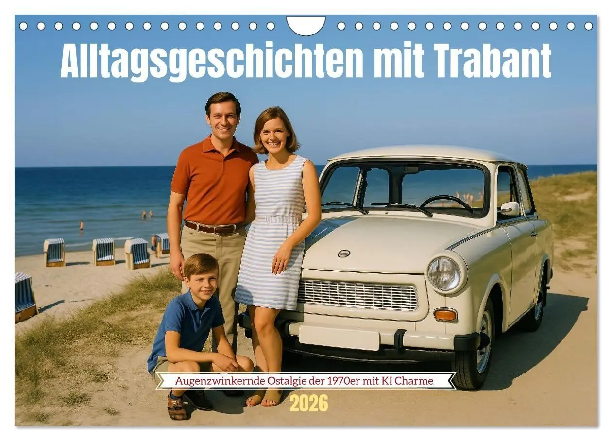 Cover: 9783516706840 | Alltagsgeschichten mit Trabant (Wandkalender 2026 DIN A4 quer),...