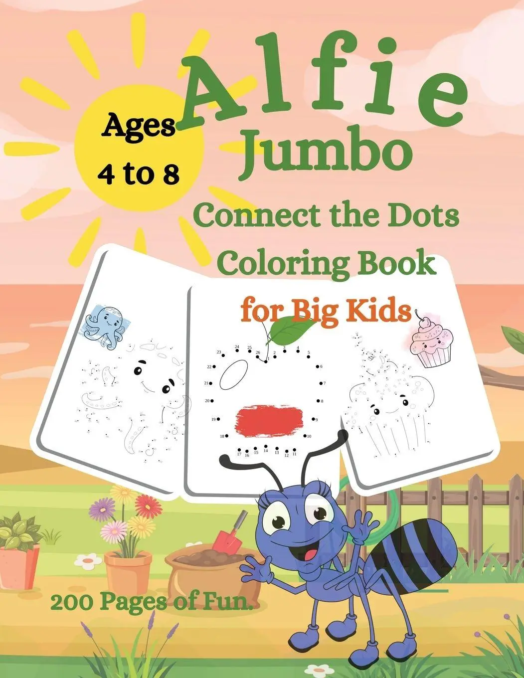 Cover: 9798869116840 | Alfie Jumbo Connect the Dots Coloring Book for Big Kids | Ruiz | Buch