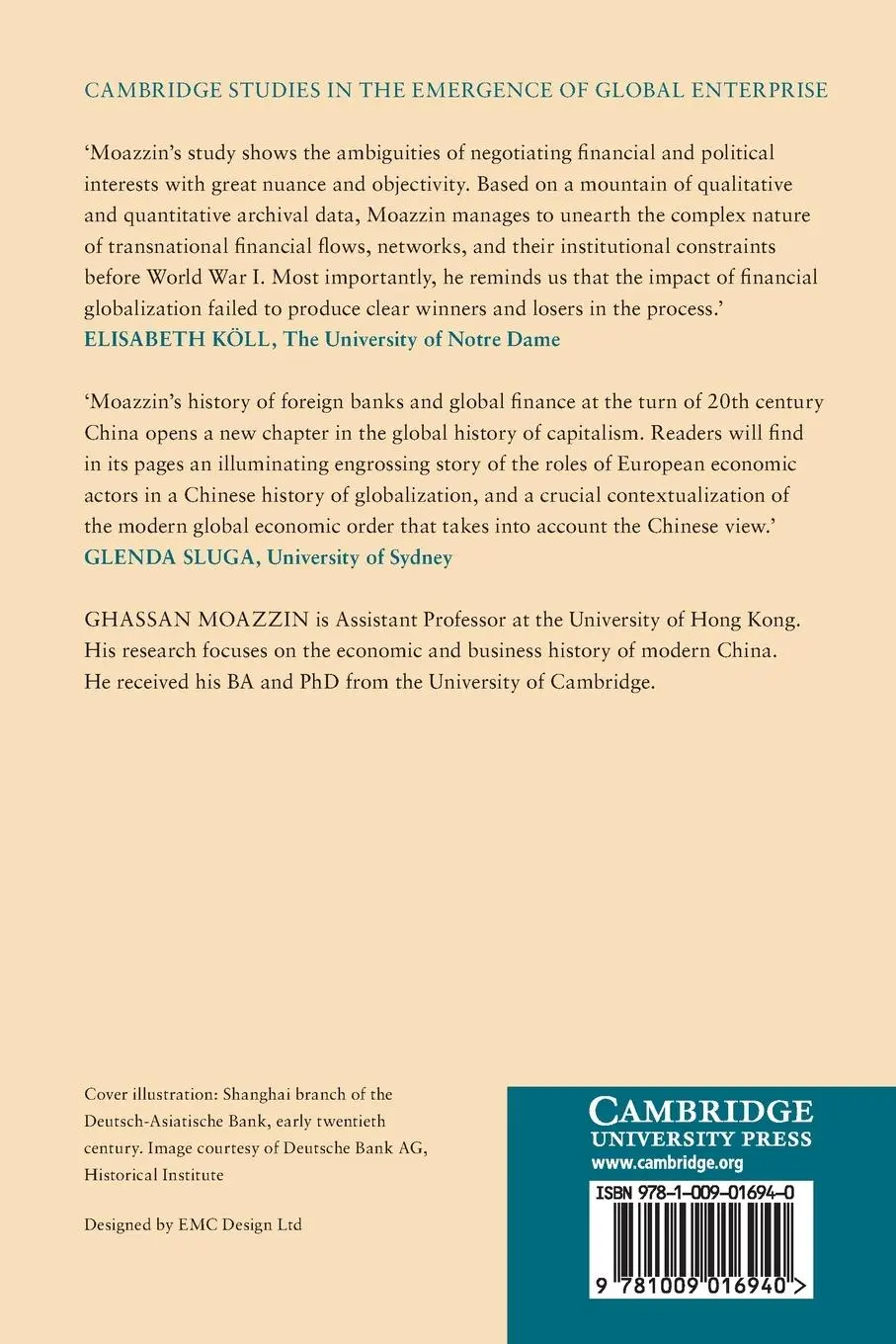 Rückseite: 9781009016940 | Foreign Banks and Global Finance in Modern China | Ghassan Moazzin