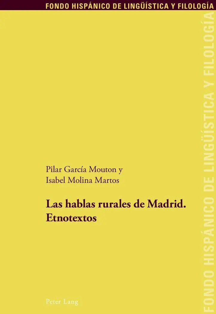 Las hablas rurales de Madrid - Pilar García Mouton Isabel Molina Martos Kartoniert (TB)