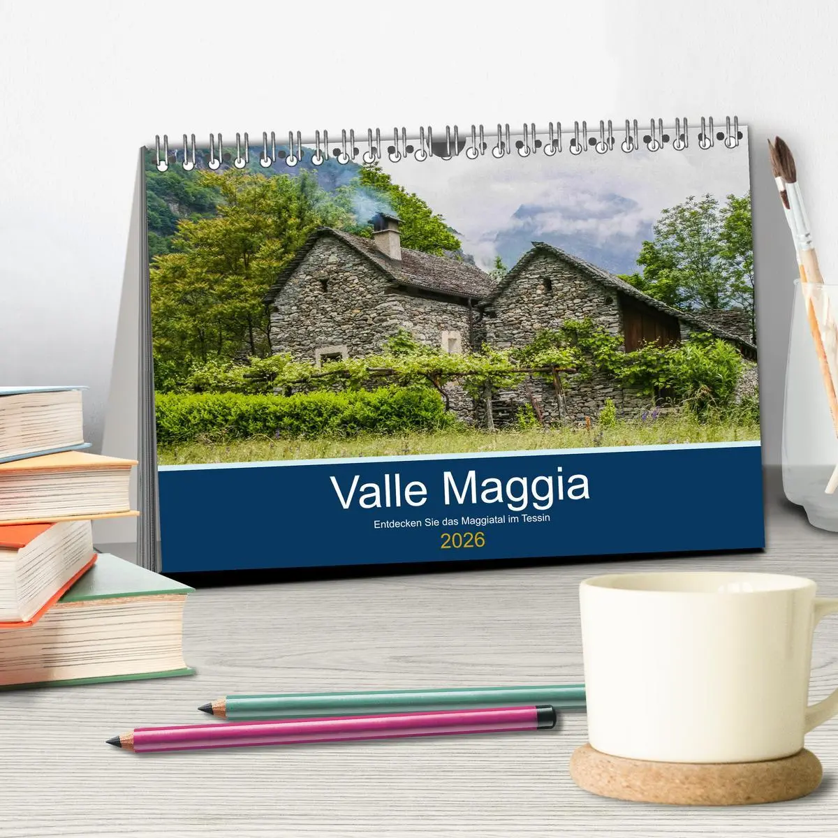 Bild: 9783457916940 | Valle Maggia - Entdecken Sie das Maggiatal im Tessin (Tischkalender...