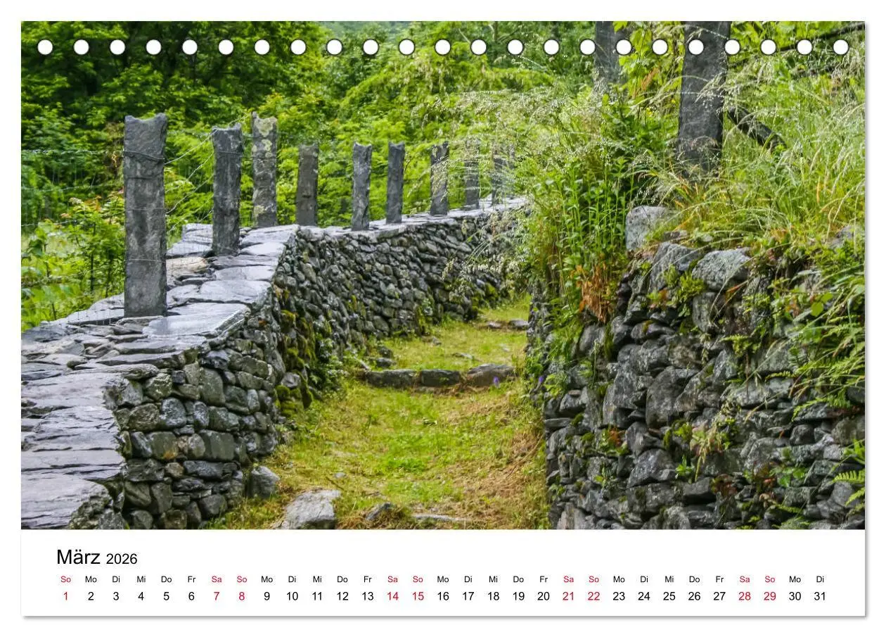 Bild: 9783457916940 | Valle Maggia - Entdecken Sie das Maggiatal im Tessin (Tischkalender...