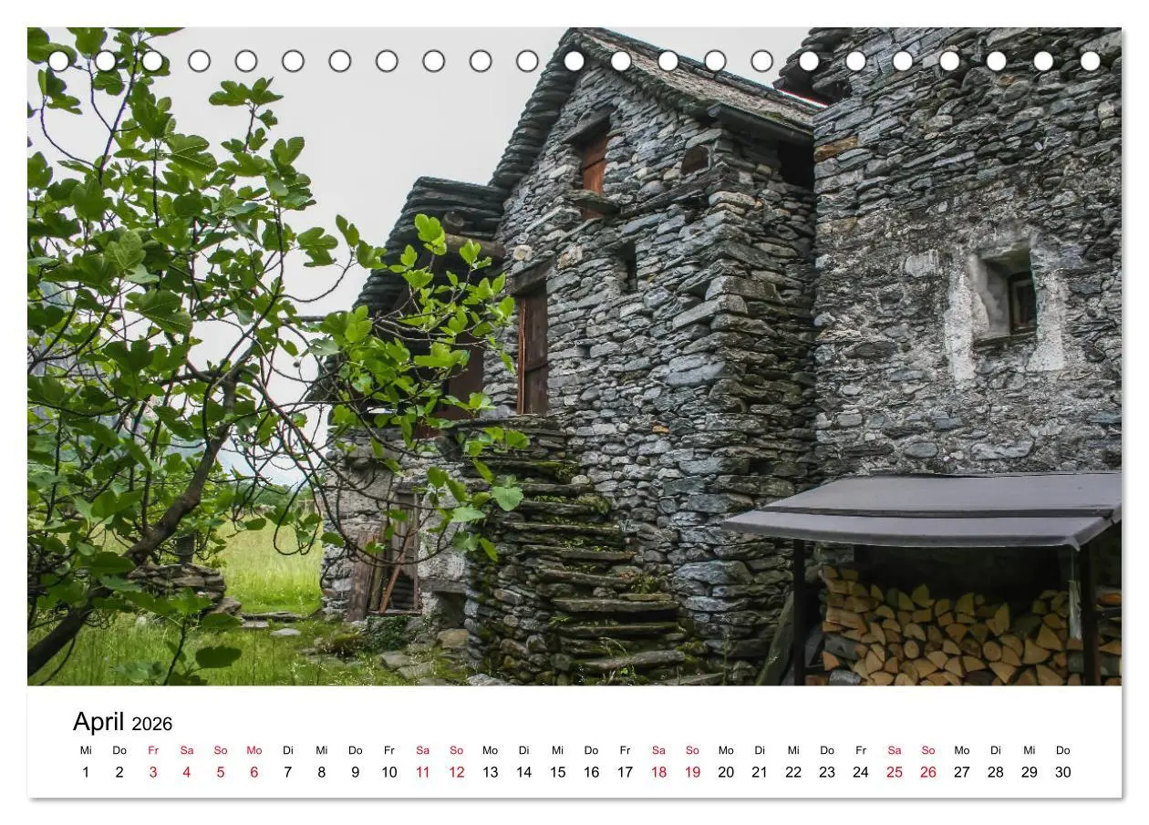 Bild: 9783457916940 | Valle Maggia - Entdecken Sie das Maggiatal im Tessin (Tischkalender...