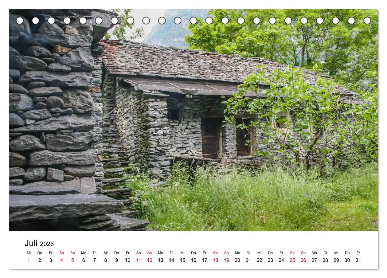 Bild: 9783457916940 | Valle Maggia - Entdecken Sie das Maggiatal im Tessin (Tischkalender...