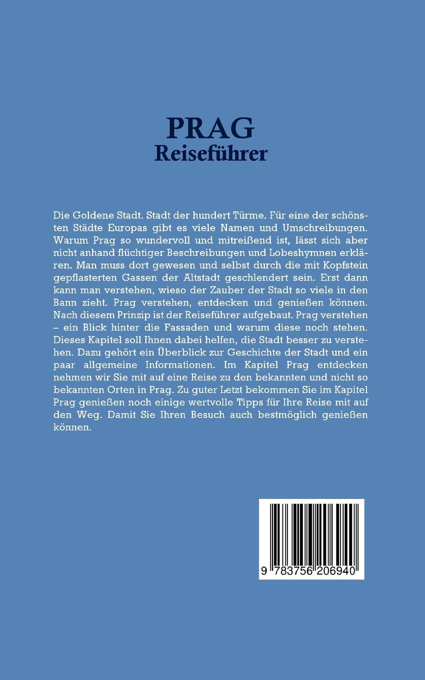 Rückseite: 9783756206940 | Reiseführer Prag | Amelie Paltz | Taschenbuch | Paperback | 72 S.