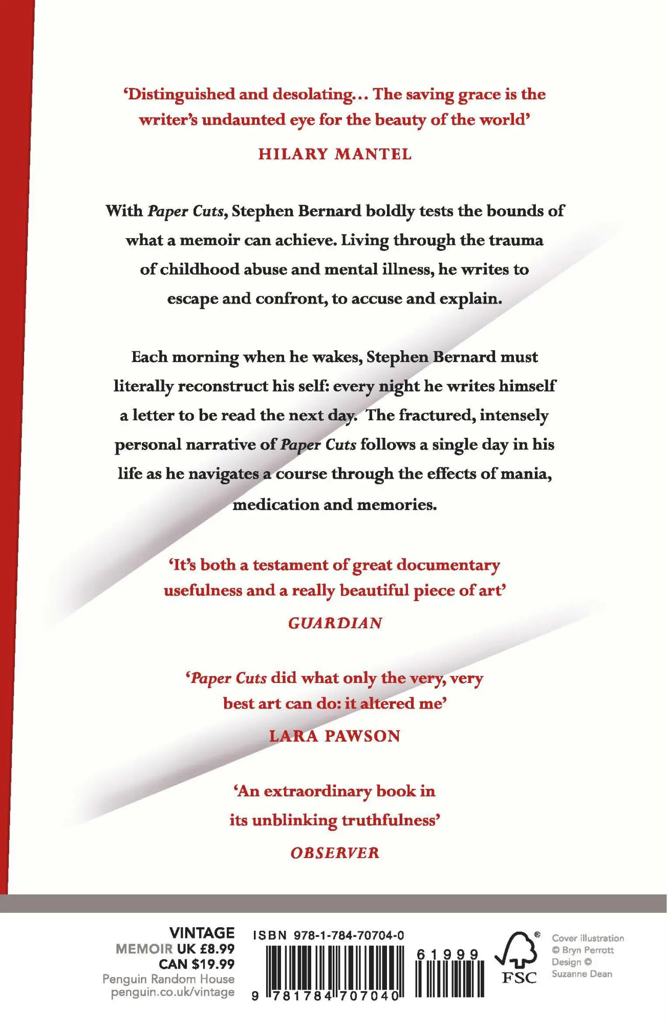 Rückseite: 9781784707040 | Paper Cuts: A Memoir | Stephen Bernard | Taschenbuch | Englisch | 2019