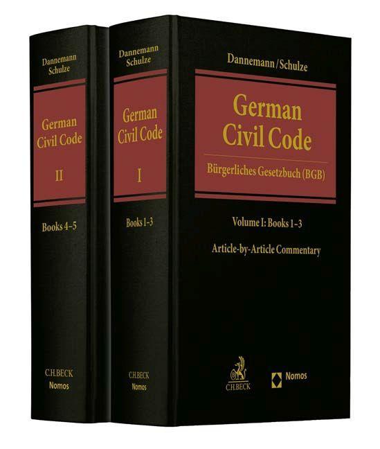 Cover: 9783406797040 | German Civil Code Volume I and II | Books 1-5 | Gerhard Dannemann | LV