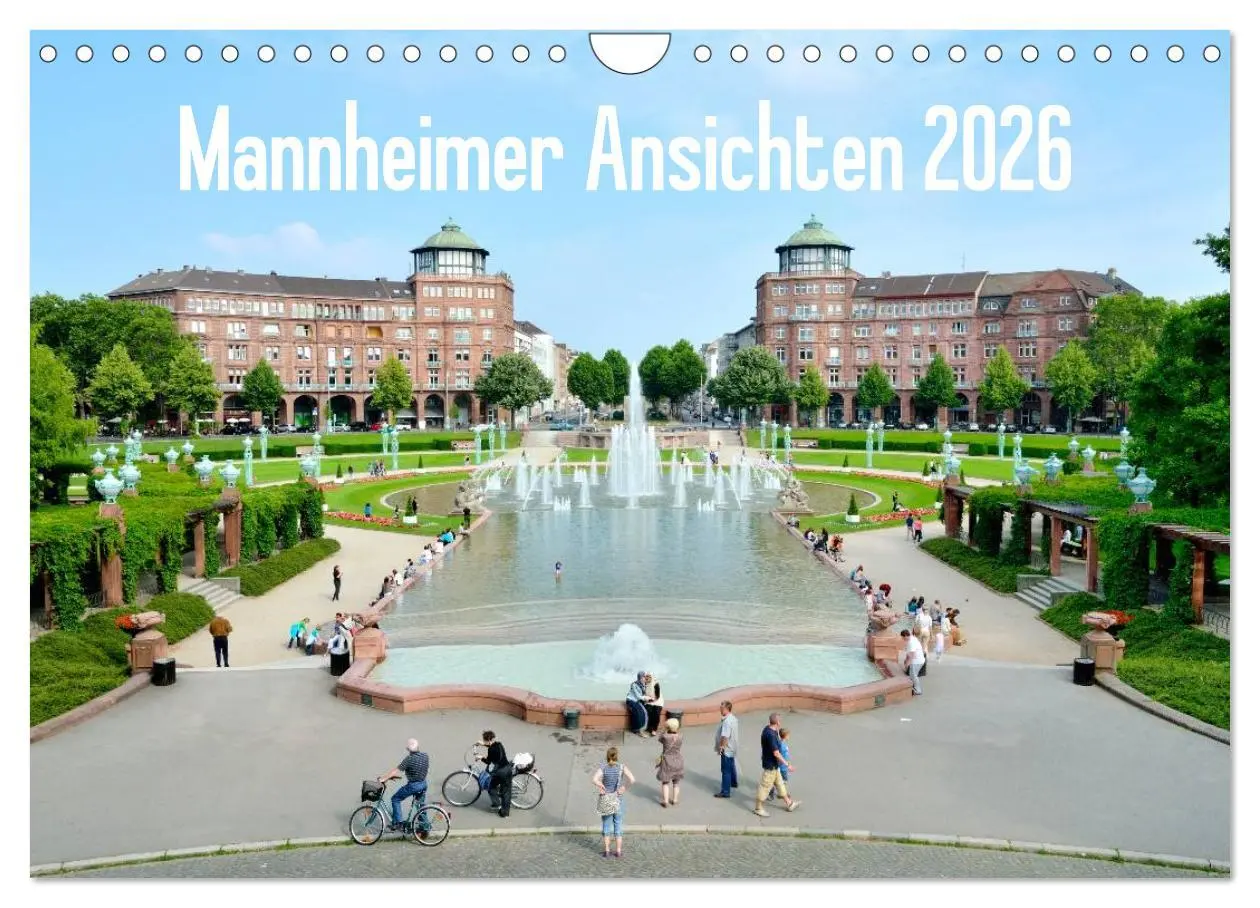 Cover: 9783516207040 | Mannheimer Ansichten 2026 (Wandkalender 2026 DIN A4 quer), CALVENDO...