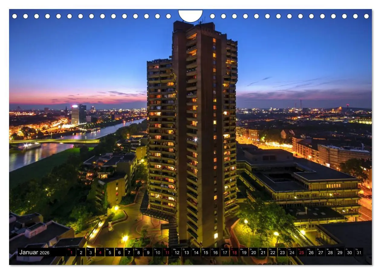Bild: 9783516207040 | Mannheimer Ansichten 2026 (Wandkalender 2026 DIN A4 quer), CALVENDO...