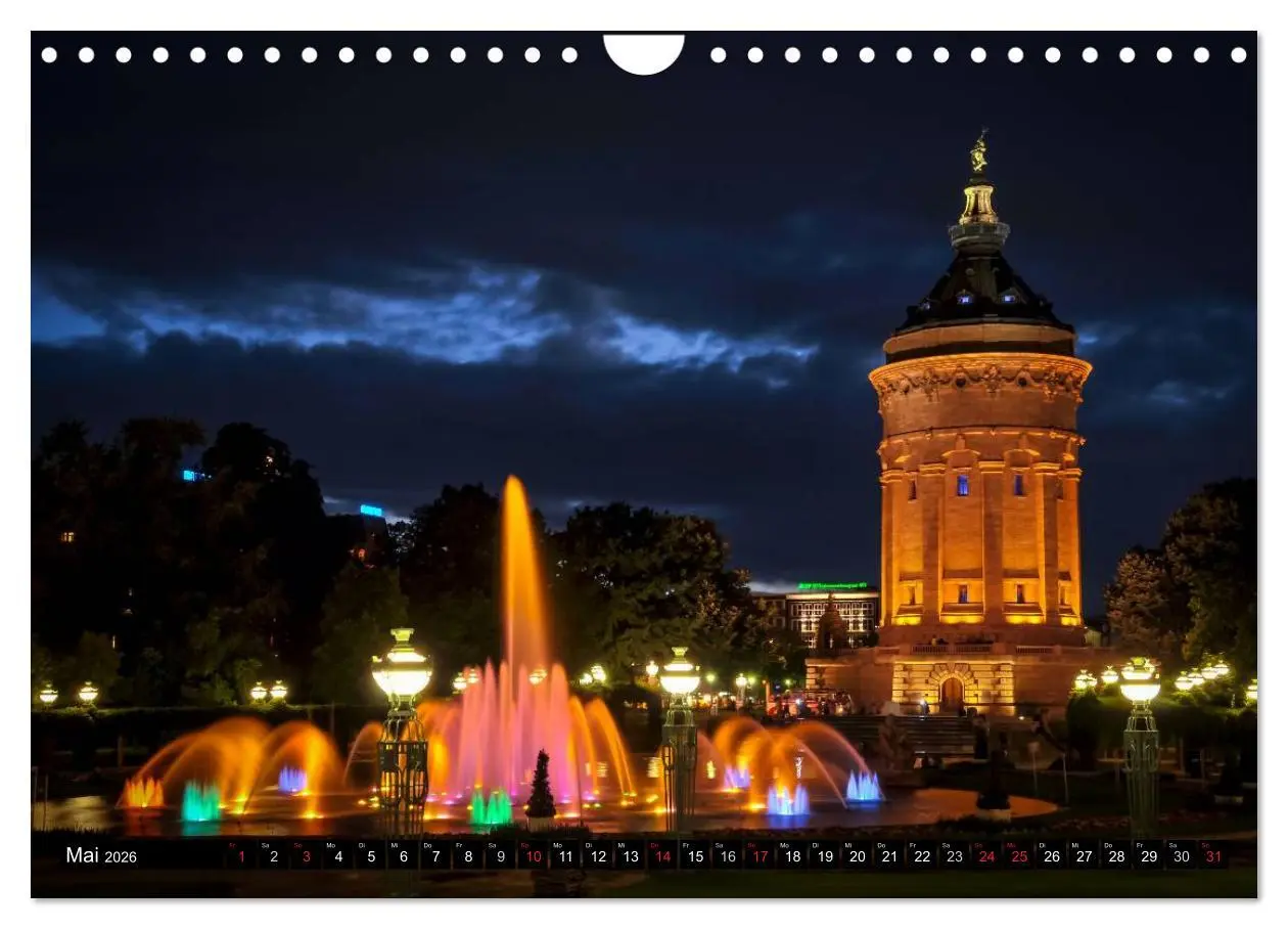 Bild: 9783516207040 | Mannheimer Ansichten 2026 (Wandkalender 2026 DIN A4 quer), CALVENDO...