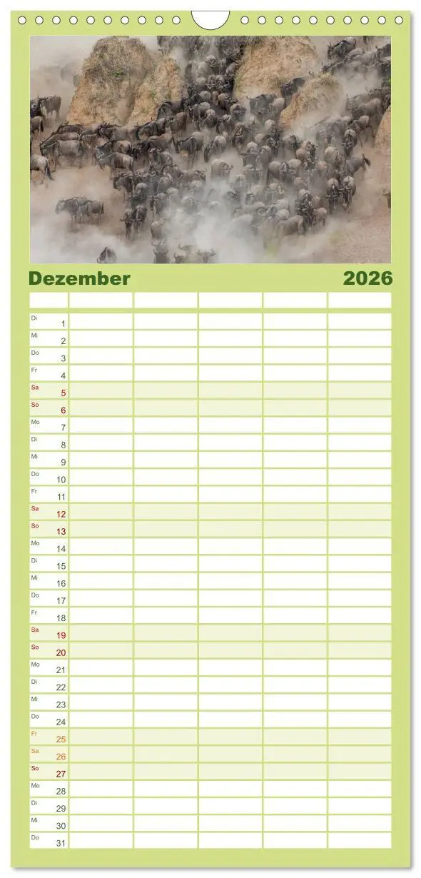 Bild: 9783516517040 | Familienplaner 2026 - Emotionale Momente: Afrika Wildlife. Part 3....