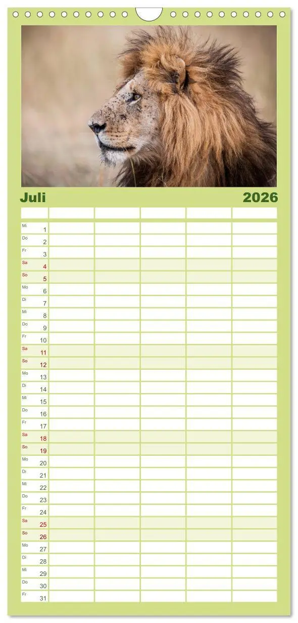 Bild: 9783516517040 | Familienplaner 2026 - Emotionale Momente: Afrika Wildlife. Part 3....