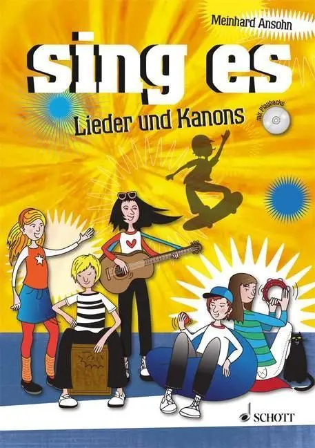 Cover: 9783795707040 | sing es | Lieder und Kanons. Liederbuch., Mit CD | Meinhard Ansohn