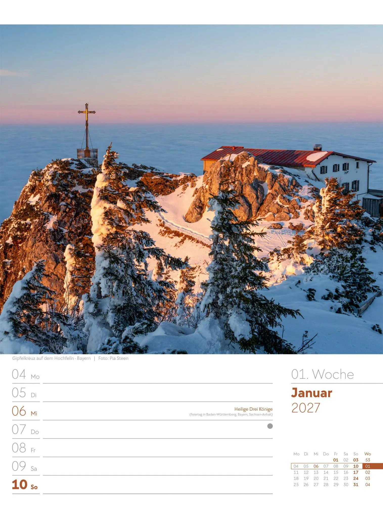 Bild: 9783838437040 | Malerisches Deutschland Wochenplaner Kalender 2027 | GmbH | Kalender