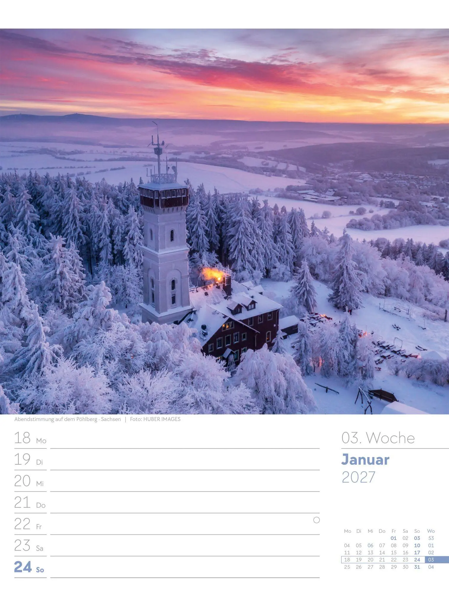Bild: 9783838437040 | Malerisches Deutschland Wochenplaner Kalender 2027 | GmbH | Kalender