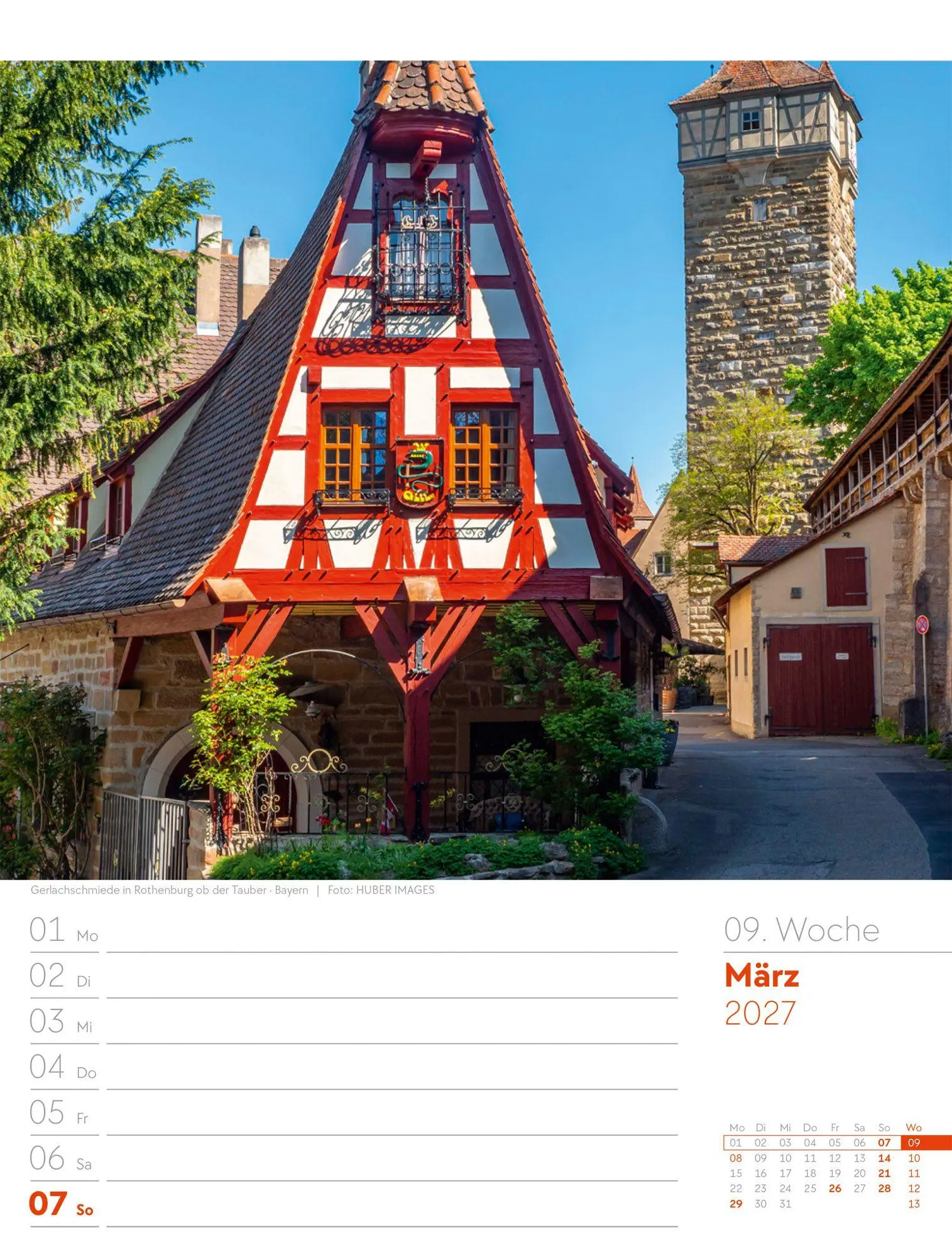 Bild: 9783838437040 | Malerisches Deutschland Wochenplaner Kalender 2027 | GmbH | Kalender
