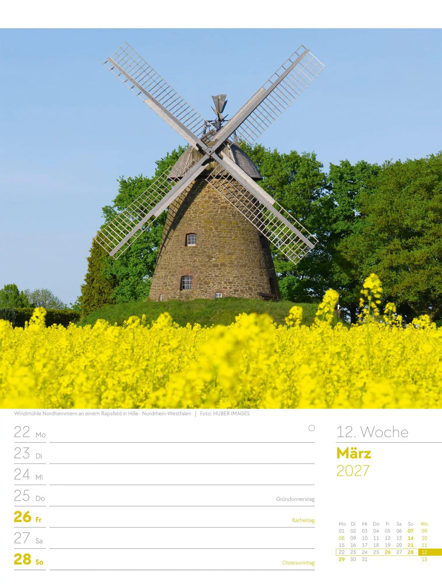 Bild: 9783838437040 | Malerisches Deutschland Wochenplaner Kalender 2027 | GmbH | Kalender