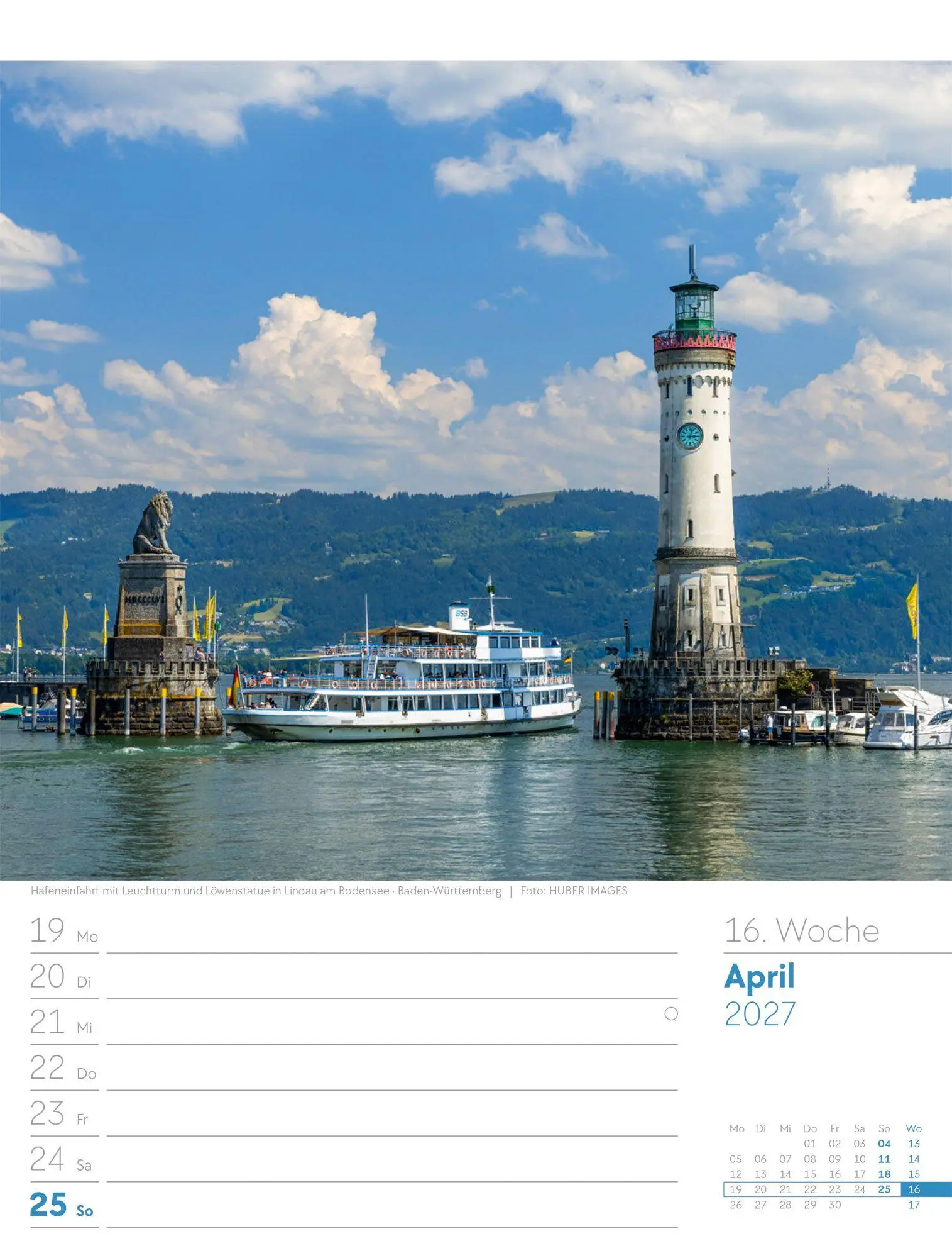 Bild: 9783838437040 | Malerisches Deutschland Wochenplaner Kalender 2027 | GmbH | Kalender