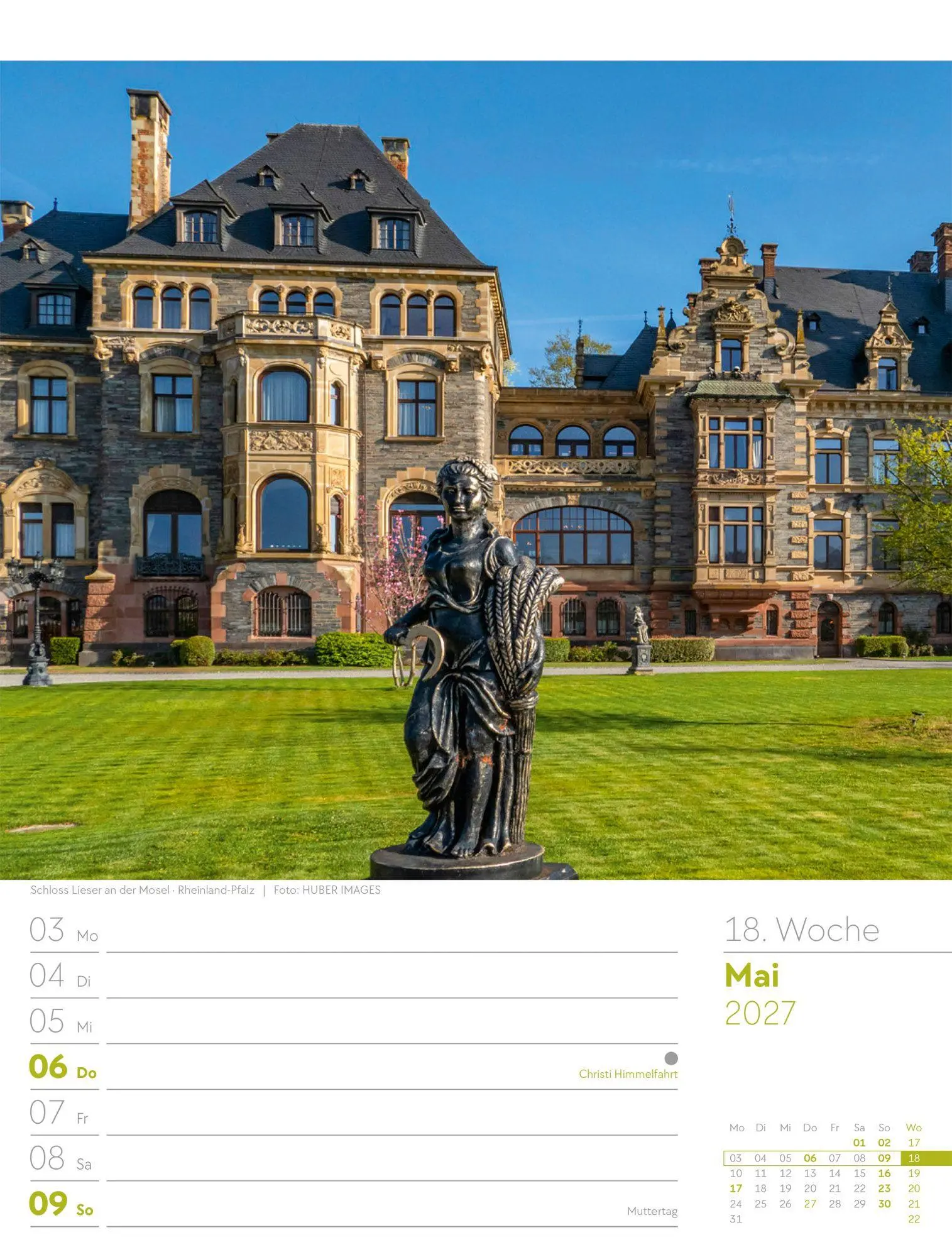 Bild: 9783838437040 | Malerisches Deutschland Wochenplaner Kalender 2027 | GmbH | Kalender
