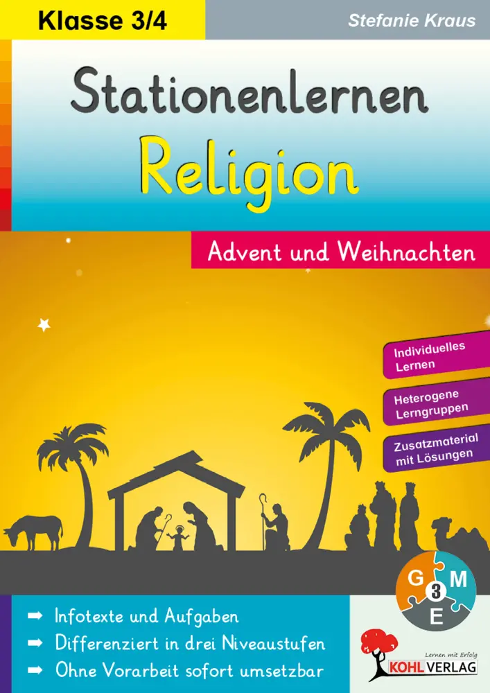 Cover: 9783956867040 | Stationenlernen Religion / Grundschule | Stefanie Kraus | Taschenbuch