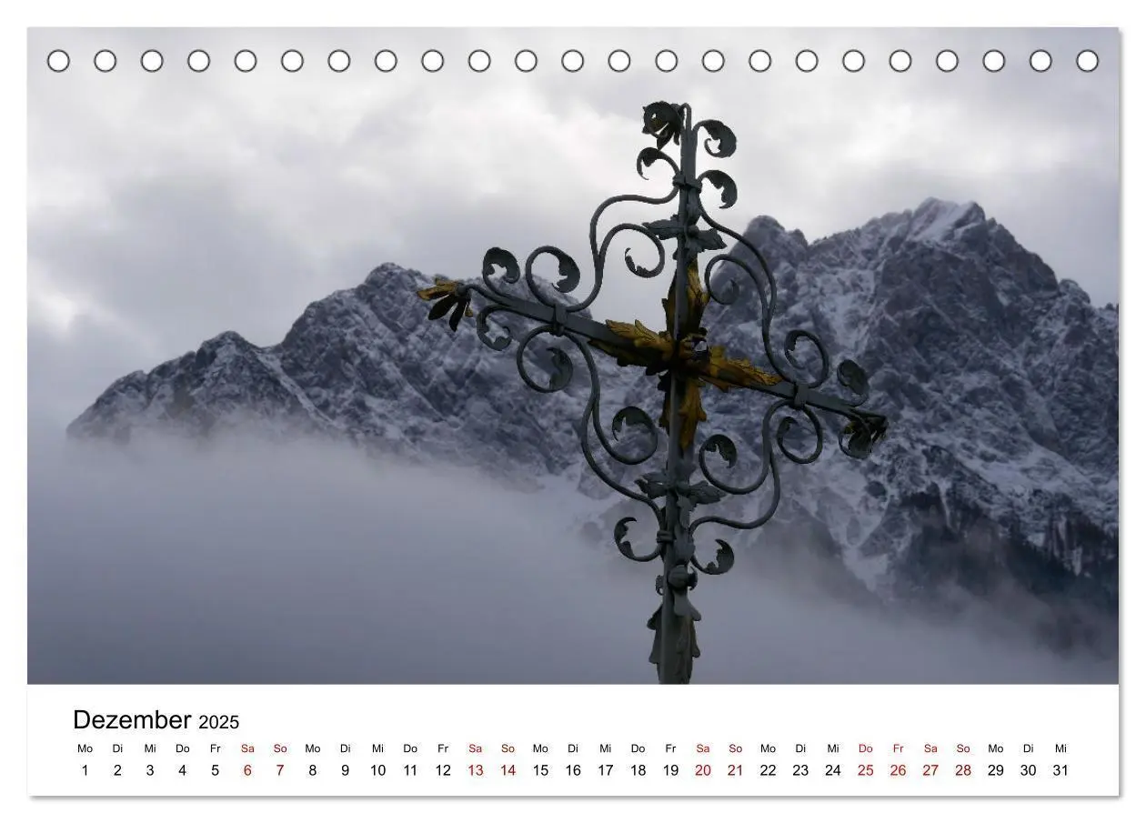 Bild: 9783435017140 | Das Zugspitzegebiet (Tischkalender 2025 DIN A5 quer), CALVENDO...