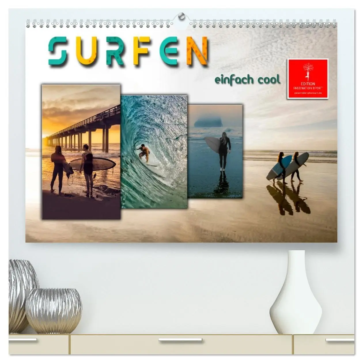 Cover: 9783457417140 | Surfen - einfach cool (hochwertiger Premium Wandkalender 2026 DIN...