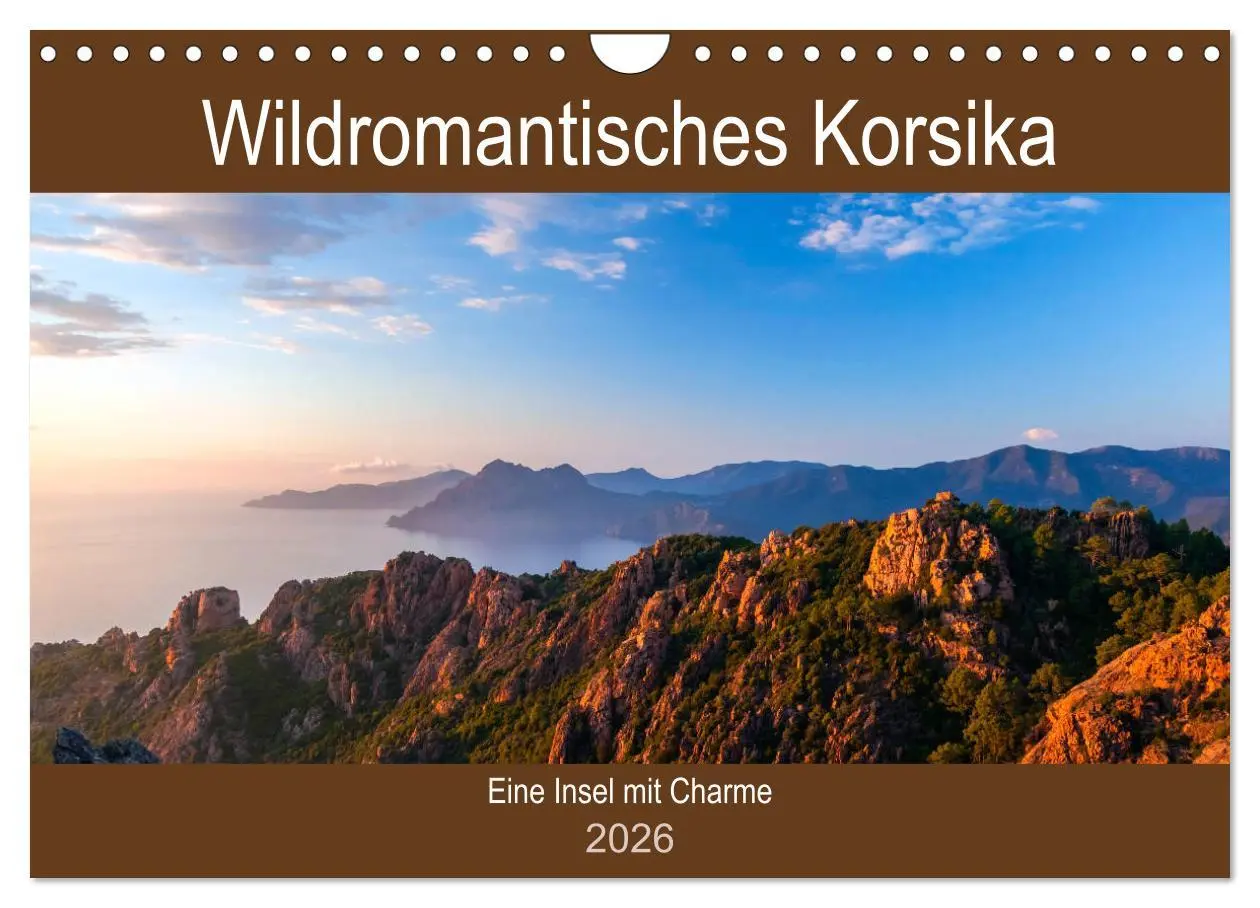 Cover: 9783457727140 | Wildromatisches Korsika (Wandkalender 2026 DIN A4 quer), CALVENDO...