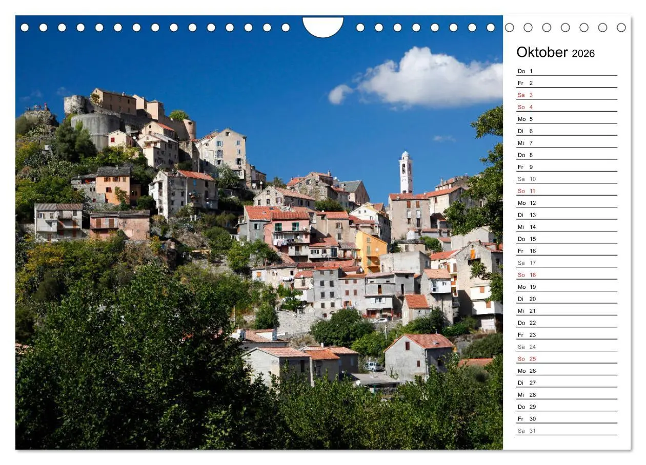 Bild: 9783457727140 | Wildromatisches Korsika (Wandkalender 2026 DIN A4 quer), CALVENDO...