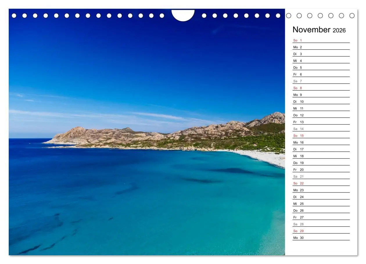 Bild: 9783457727140 | Wildromatisches Korsika (Wandkalender 2026 DIN A4 quer), CALVENDO...