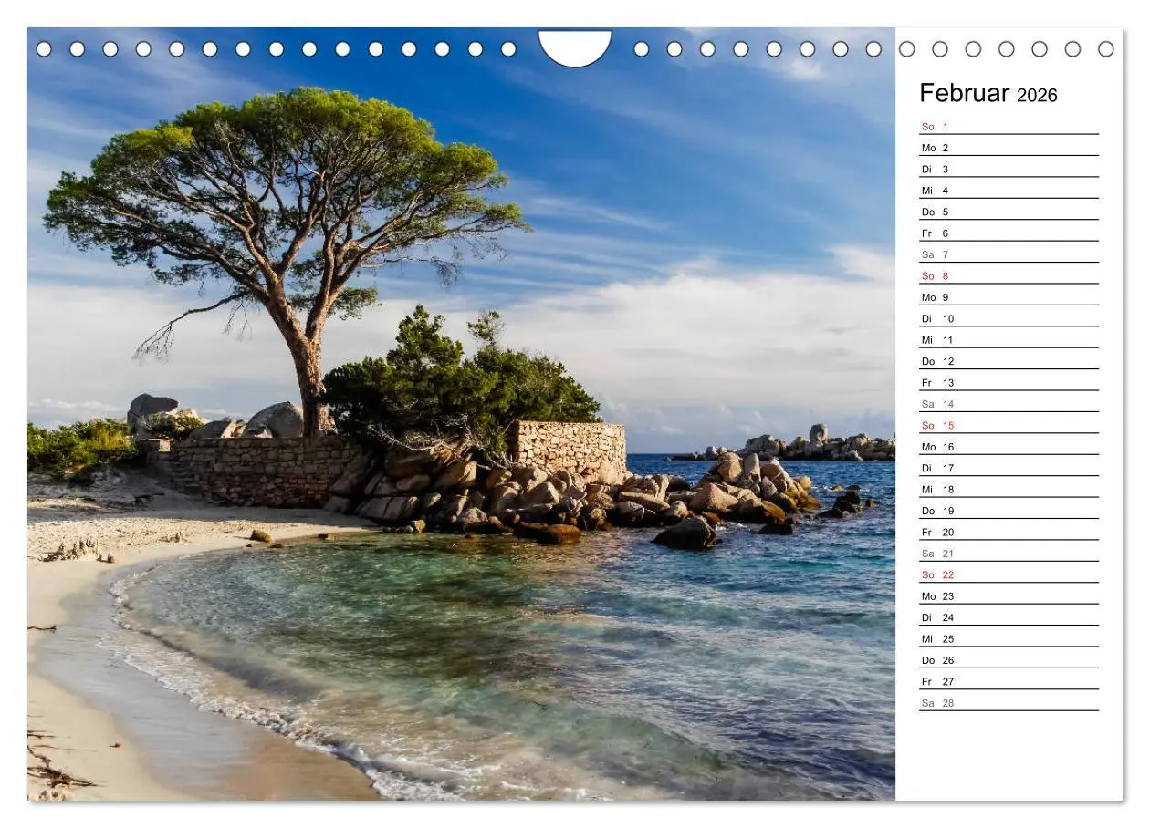 Bild: 9783457727140 | Wildromatisches Korsika (Wandkalender 2026 DIN A4 quer), CALVENDO...