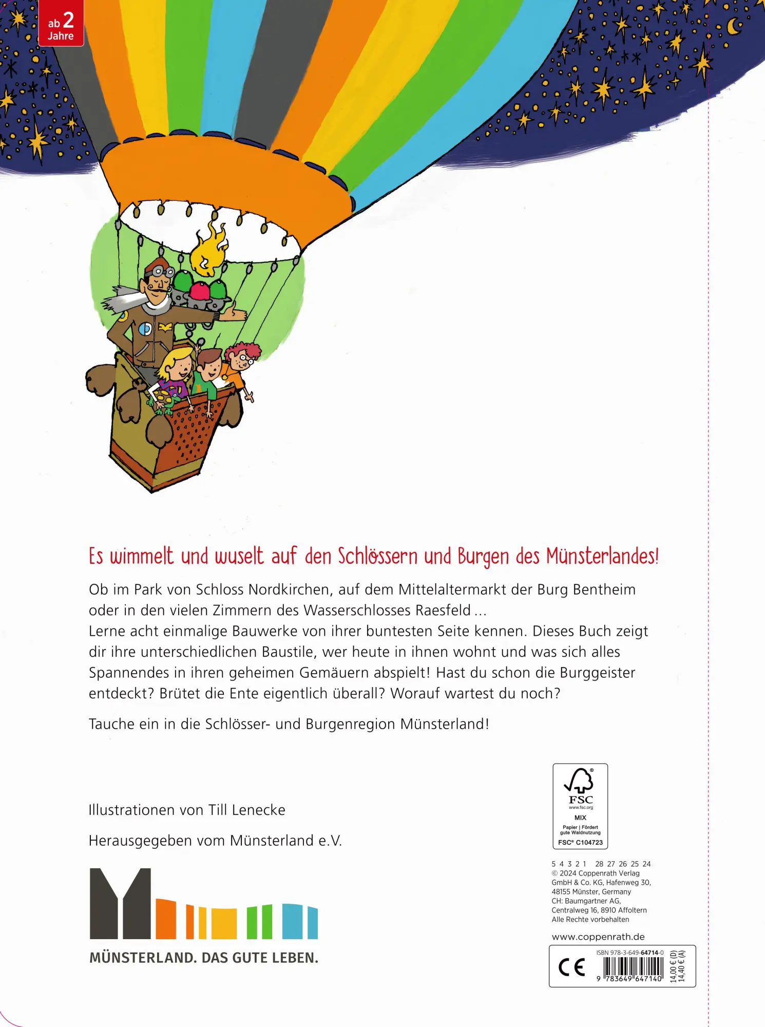 Rückseite: 9783649647140 | Mein Schlösser- &amp; Burgen-Wimmelbuch | im Münsterland | Buch | 22 S.