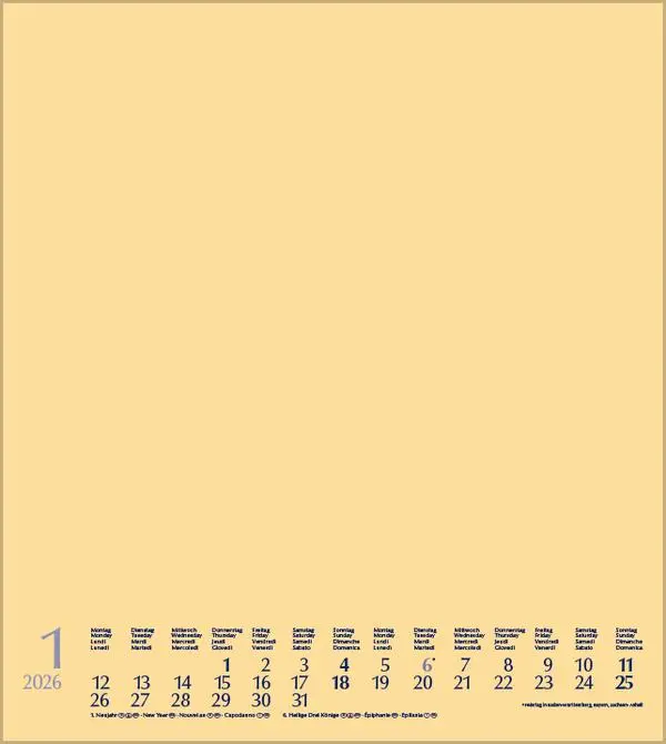 Bild: 9783731887140 | Foto-Malen-Basteln Bastelkalender beige 2026 | Verlag Korsch | 14 S.