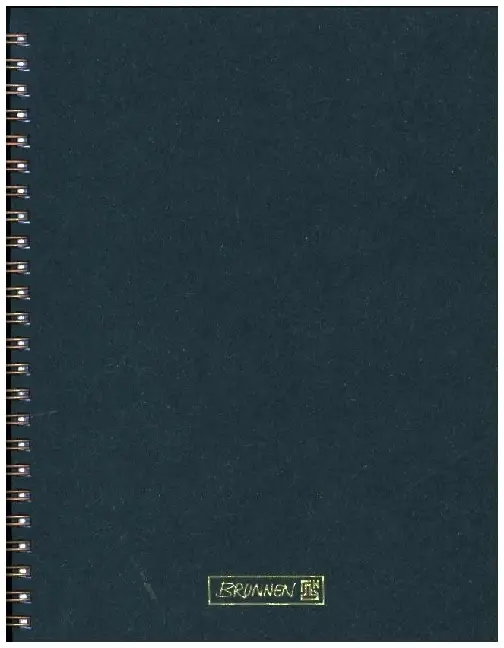 Cover: 4061947117240 | Notizbuch Wire-O A5 dotted forest | Taschenbuch | 2025 | Brunnen